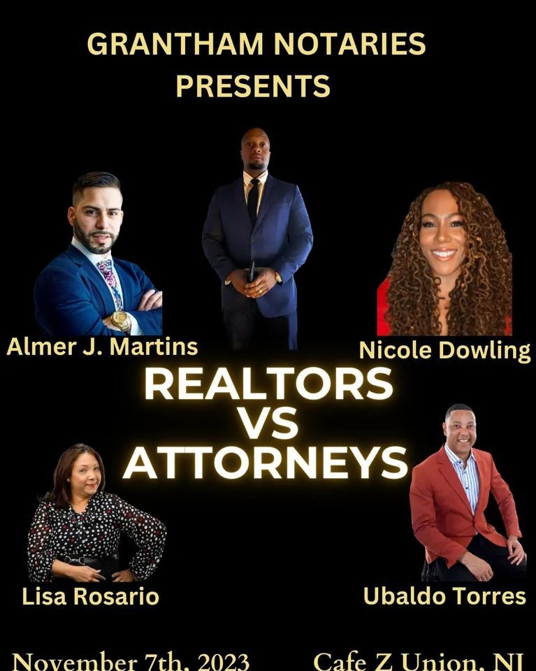 Realtors VS Attorneys Cafe Z, Union, NJ November 7, 2023