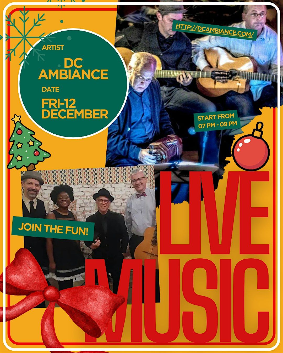 Holiday Swing Night with DC Ambiance