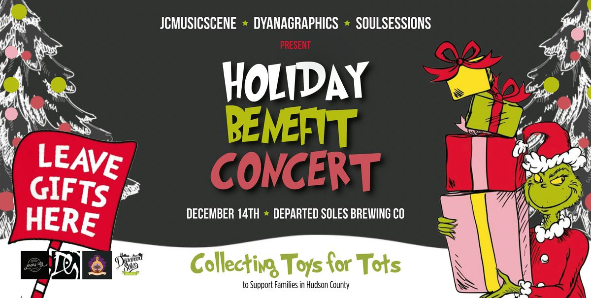 Holiday Benefit Concert, Toy-Drive & Pop-up at Departed Soles