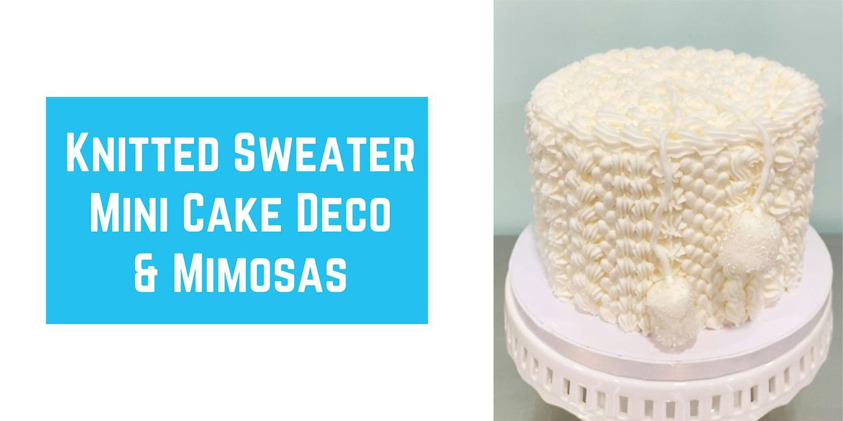 Knitted Sweater- Mini Cake Deco