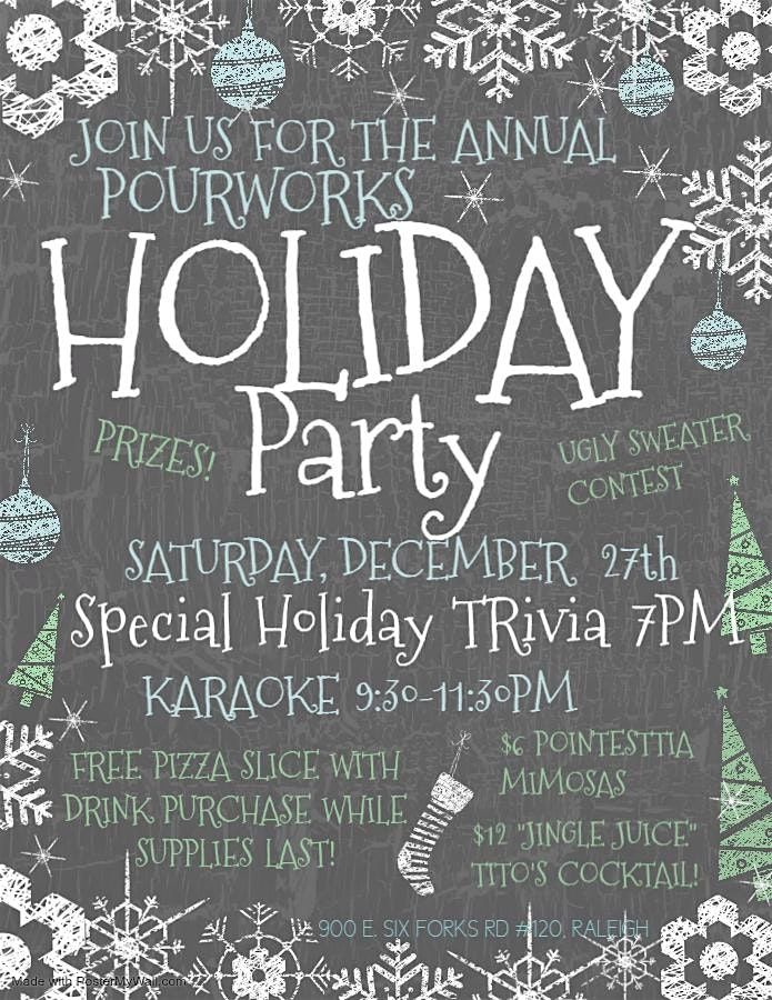 HOLIDAY PARTY, TRIVIA & KARAOKE!