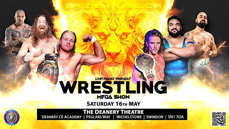 Wrestling Spectacular Swindon Saturday 16th May 2026