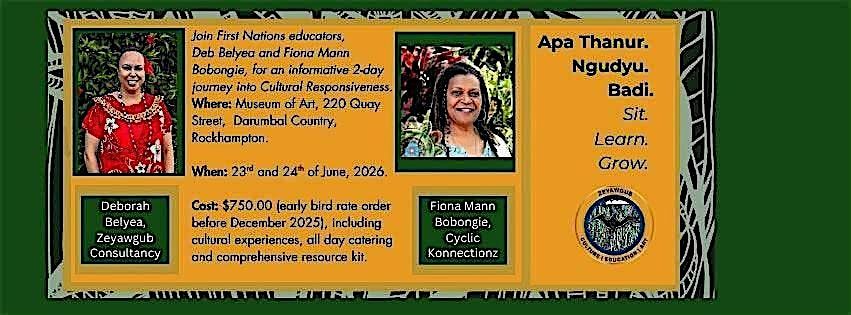 Apa Thanur. Ngudyu. Badi: Sit. Learn. Grow.