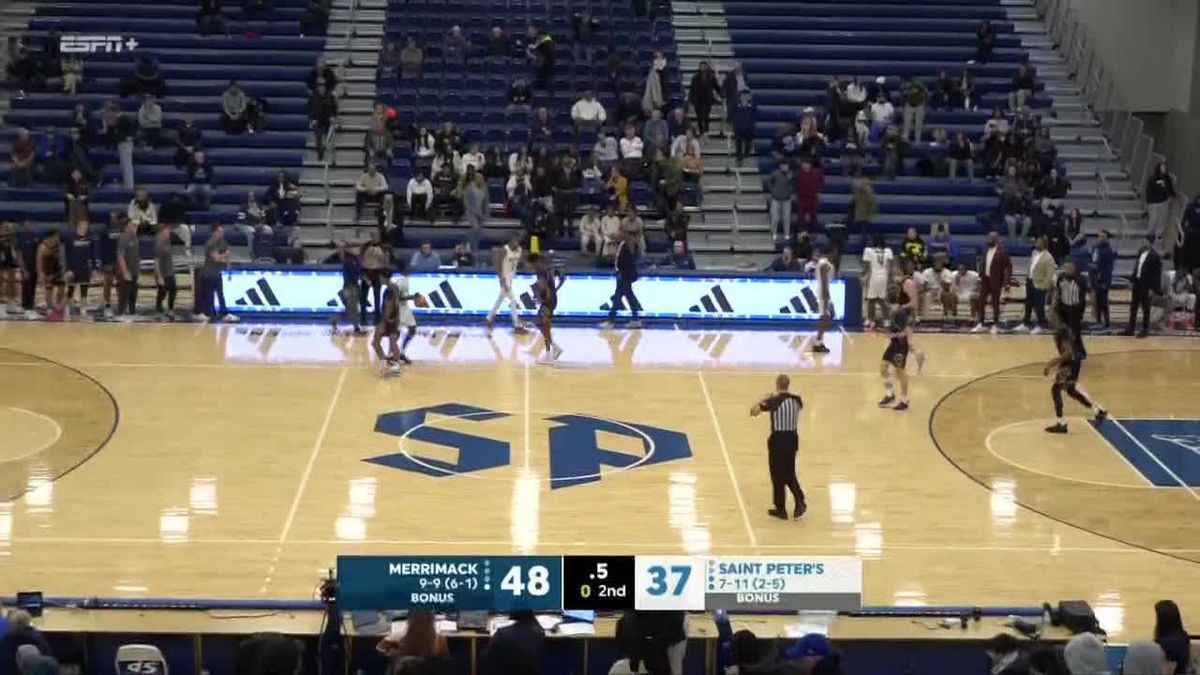 Saint Peter's Peacocks at Merrimack Warriors Mens Basketball