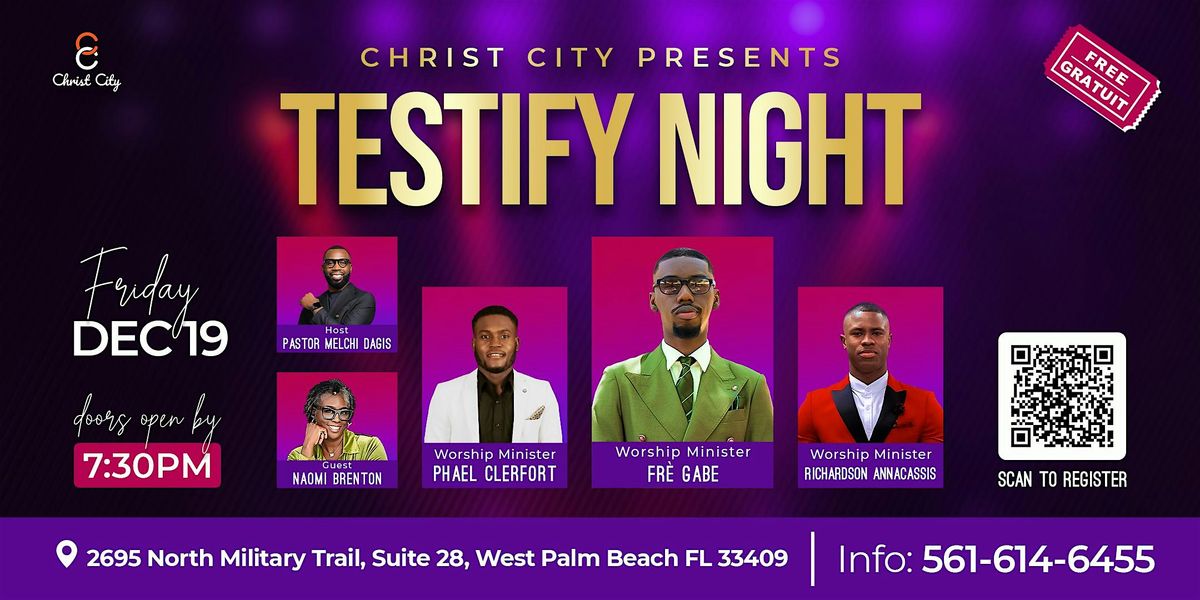 TESTIFY NIGHT