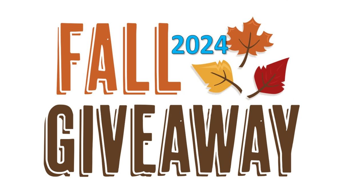 Fall 2024 Giveaway Event! St. Stephen's Lutheran Church, West St