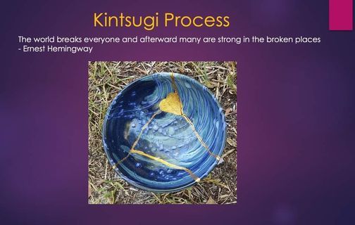 Kintsugi workshop for Personal Resilience-The Art of Repair