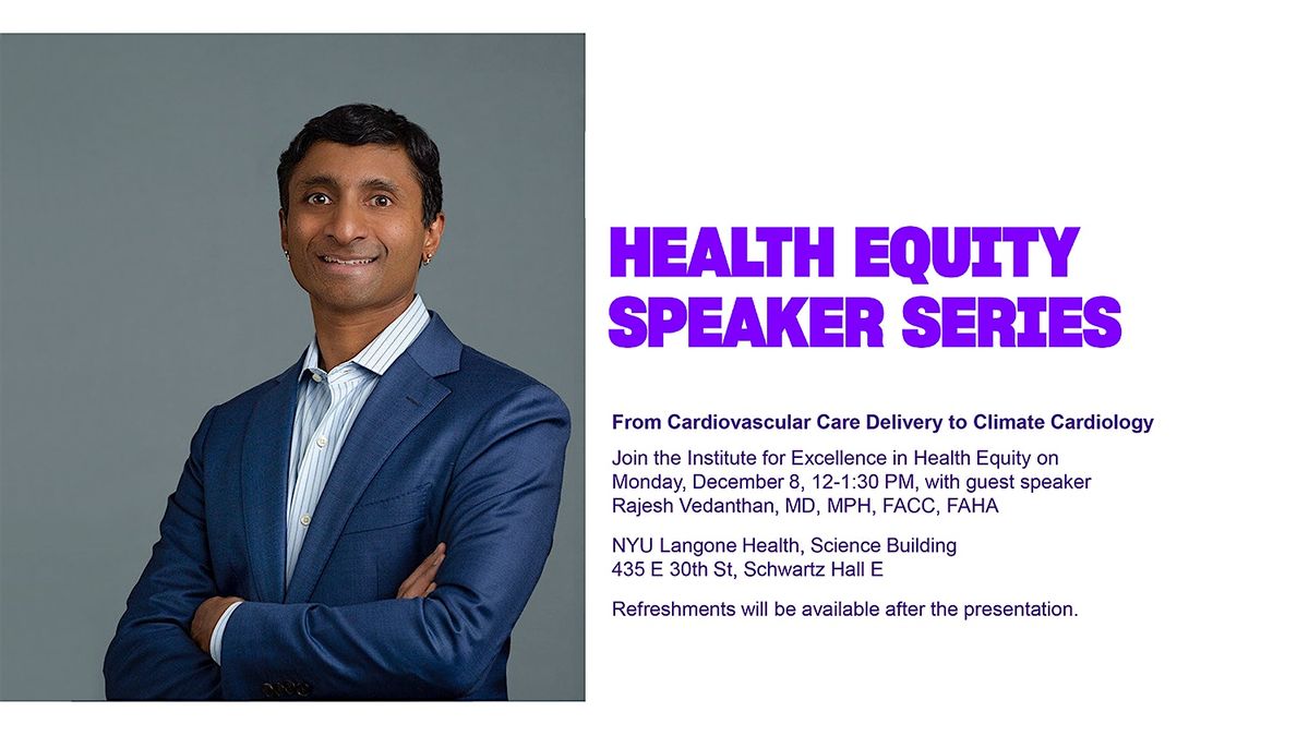 Health Equity Speaker Series