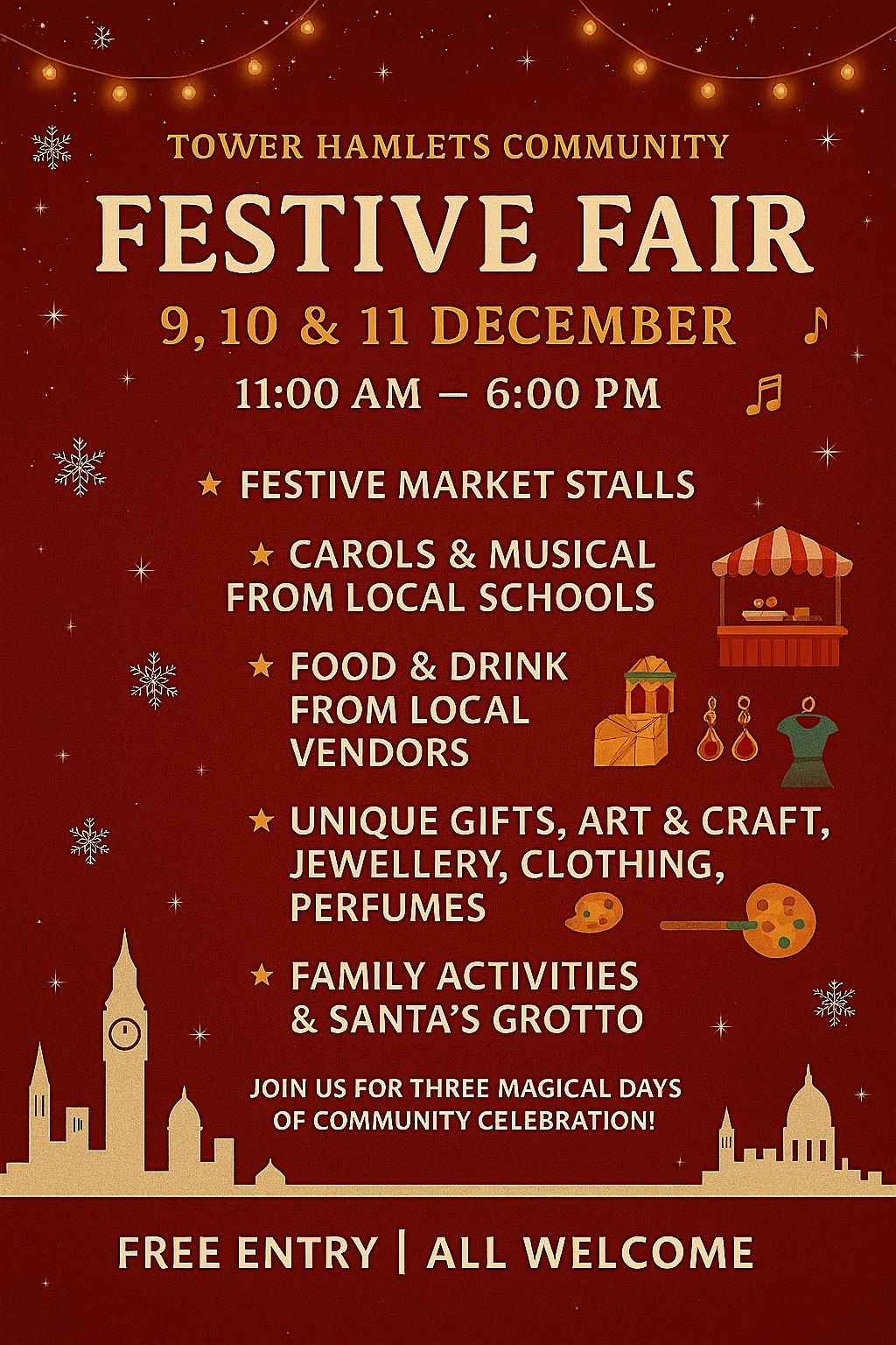 Tower Hamlets Community Festive Fair 2025