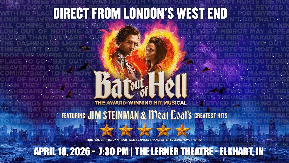 Bat Out of Hell - The Musical at Clowes Memorial Hall