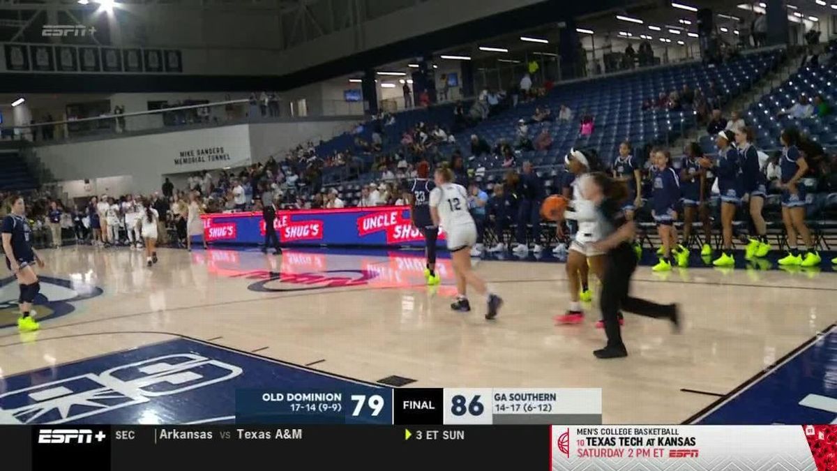 Old Dominion Monarchs at Georgia Southern Eagles Mens Basketball