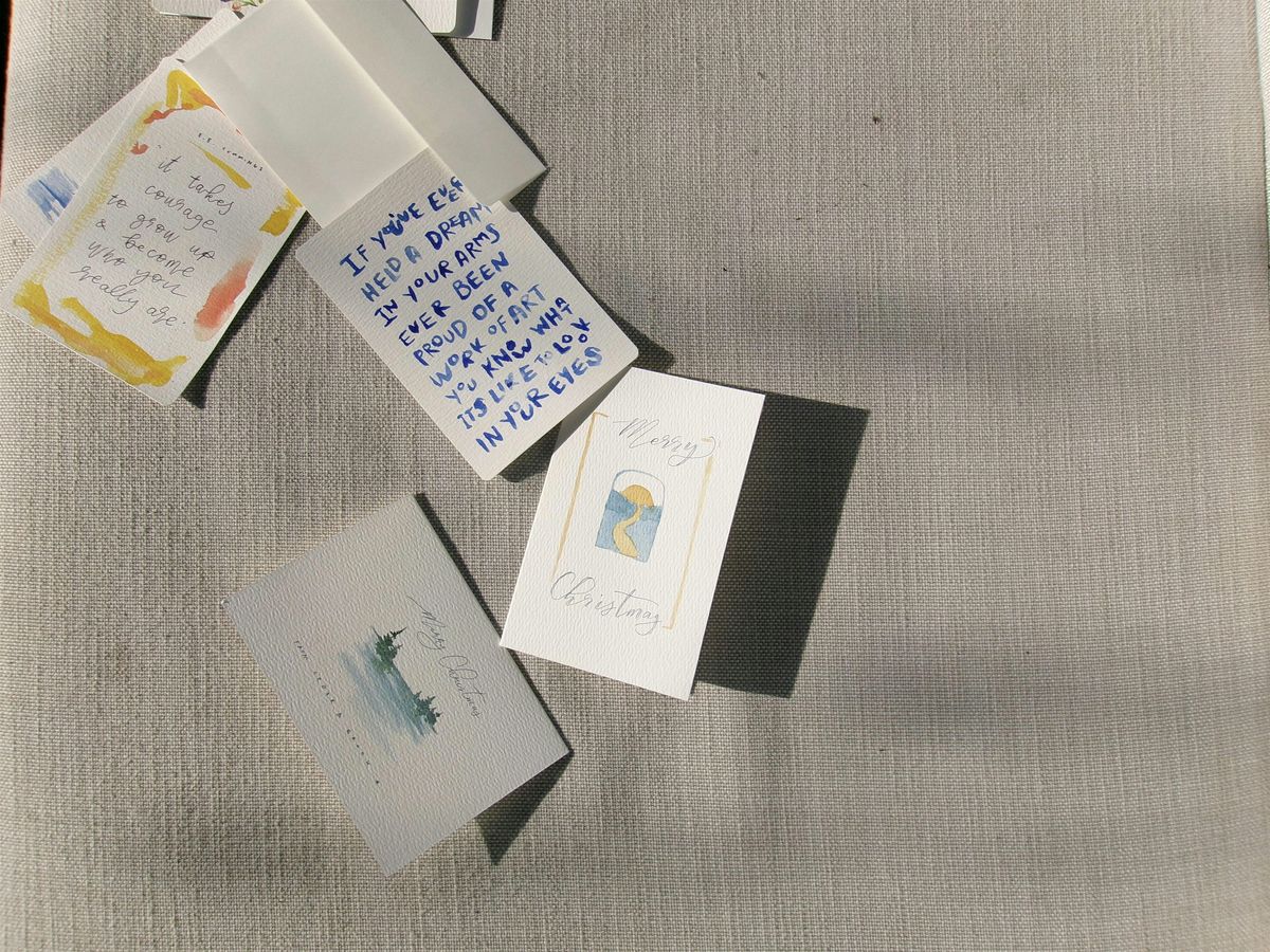 Watercolor Christmas Gift Workshop