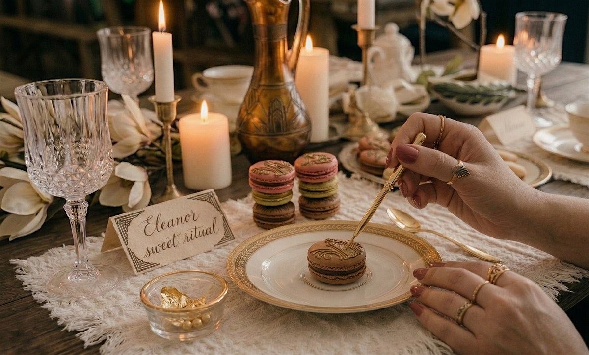 Sweet Ritual: Network Over Macarons & Vintage Interior Decor Gallery