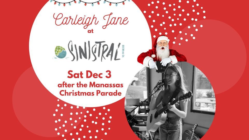 Carleigh Jane at Sinistral Brewing after the Christmas Parade