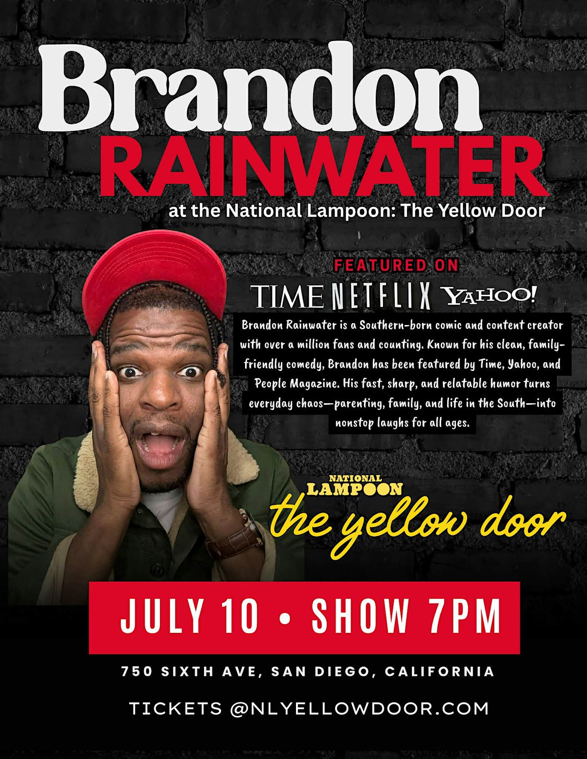 Brandon Rainwater : Live in San Diego