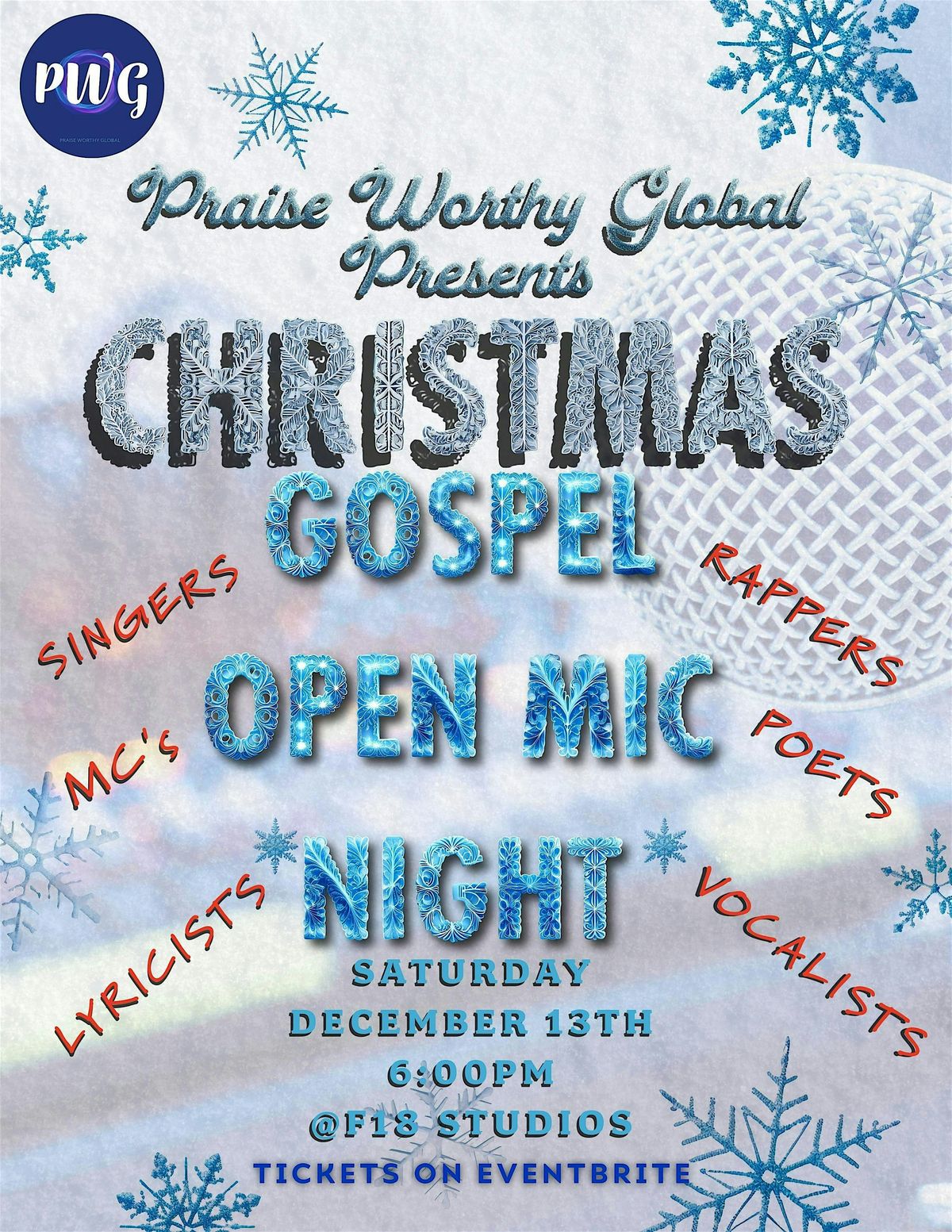 Christmas Gospel Open Mic Night