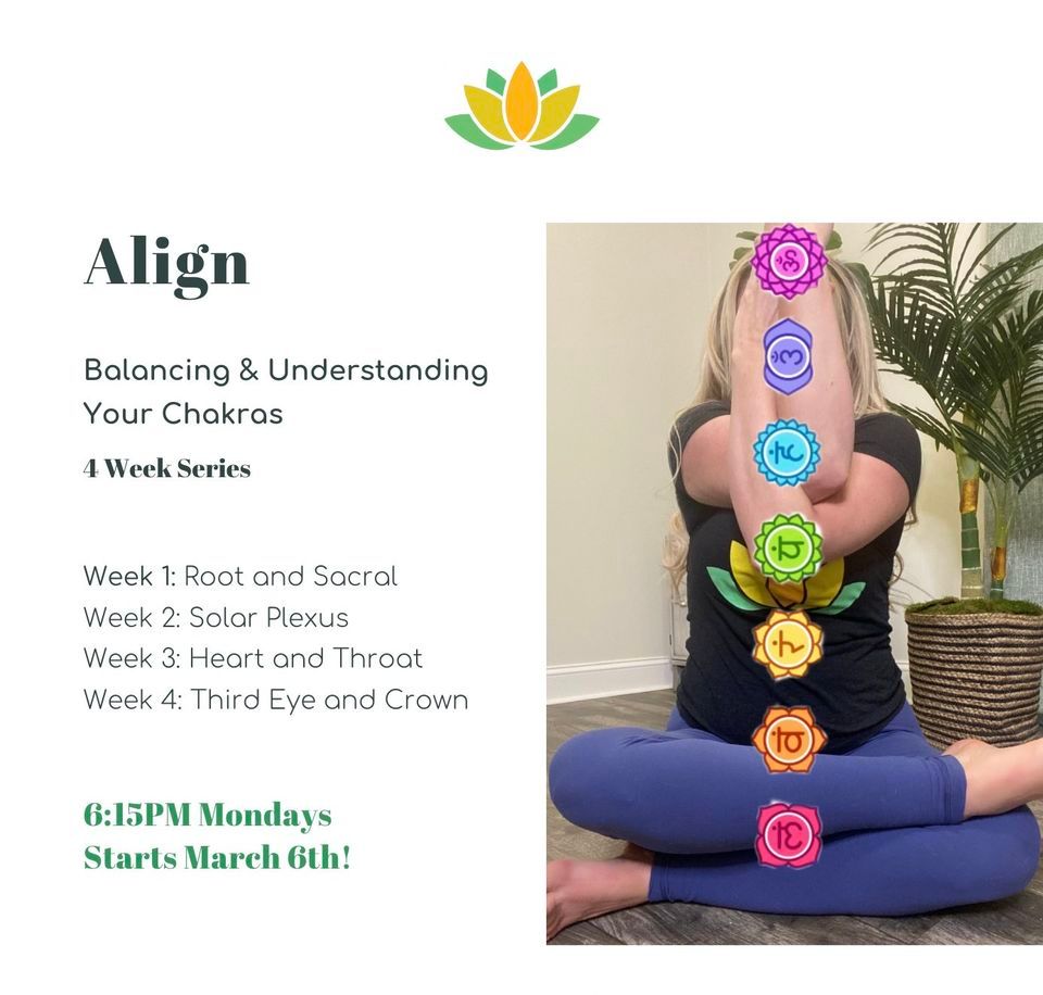 Align: Balancing and Understanding Your Chakras | Be Well., Morristown ...