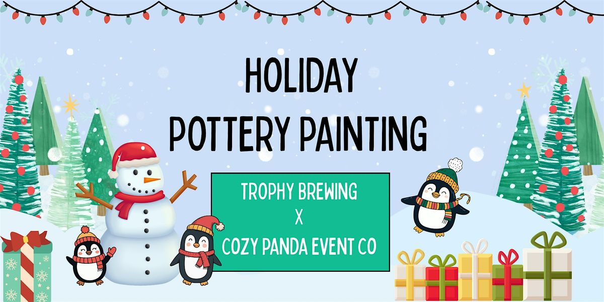 Holiday Ceramic Ornament Painting