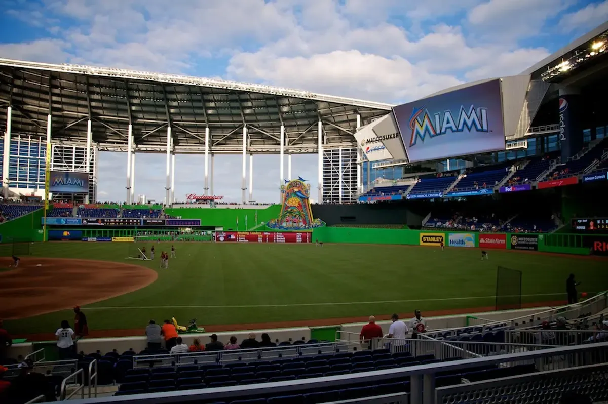 Parking Miami Marlins at Arizona Diamondbacks