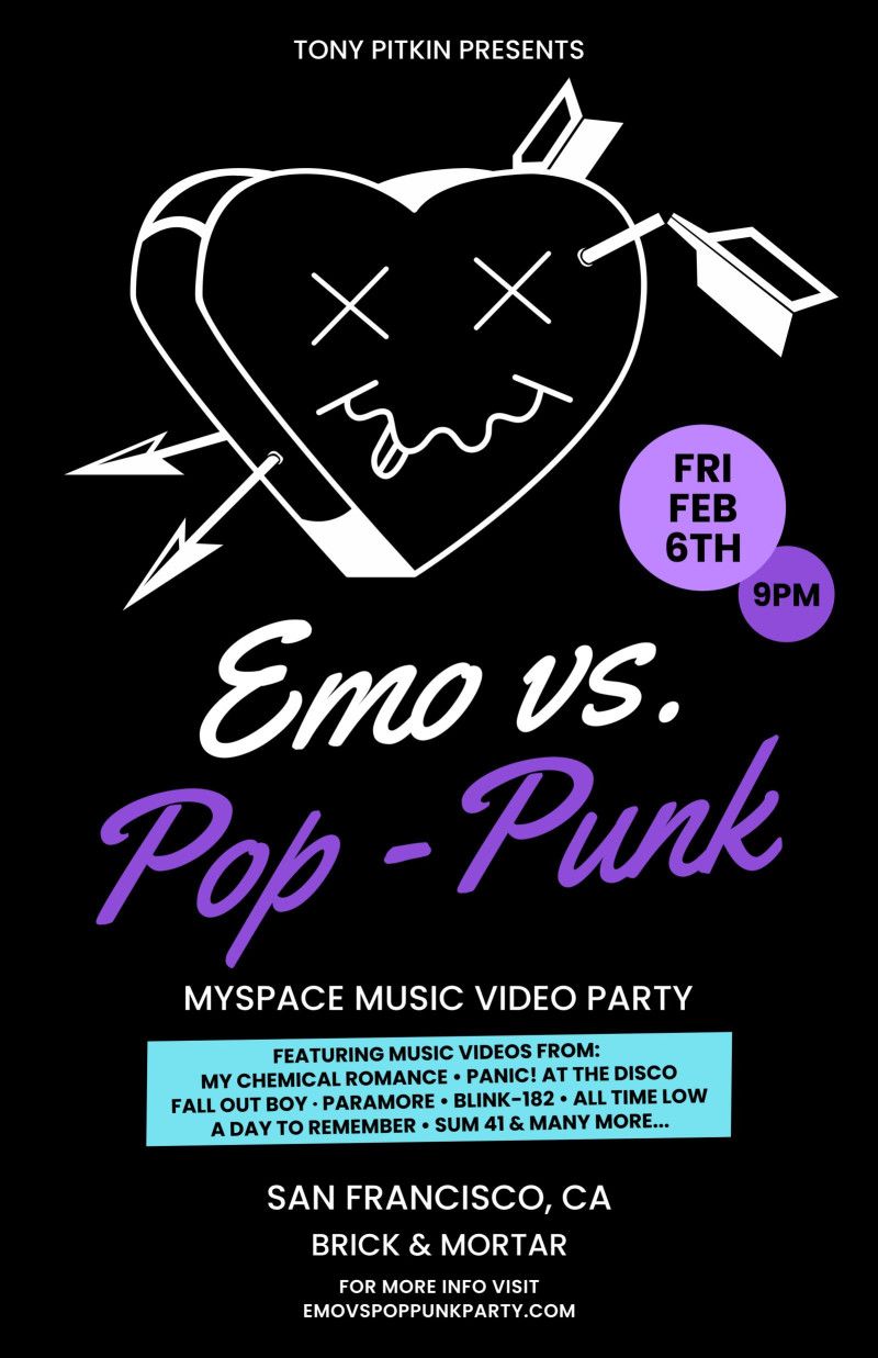 EMO VS. POP-PUNK: Myspace Music Video Party
