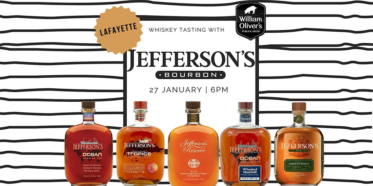 Jefferson Bourbon Tasting ( Lafayette)