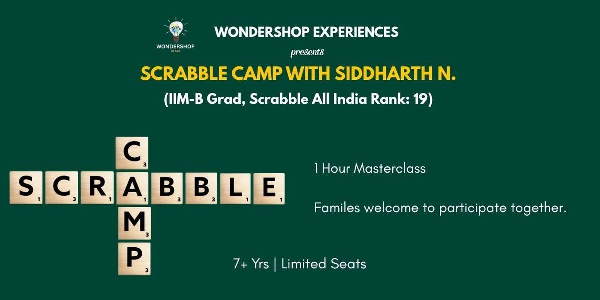 Scrabble Masterclass for All Age Groups