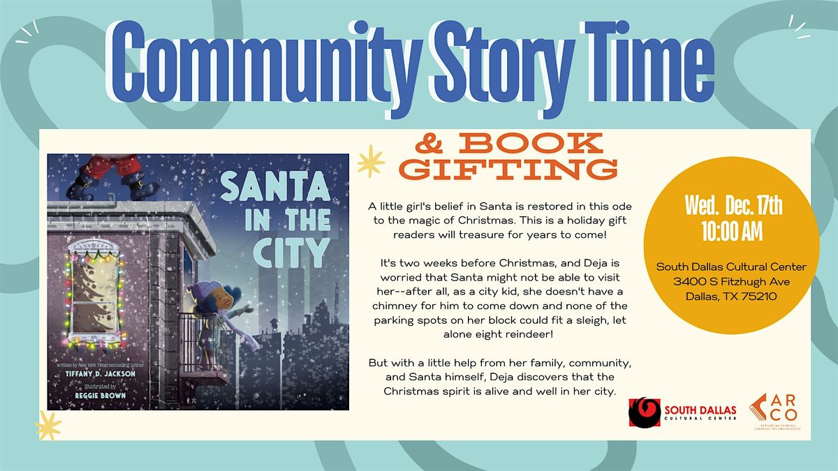 SDCC Community Story Time & Book Gifting with ARCO