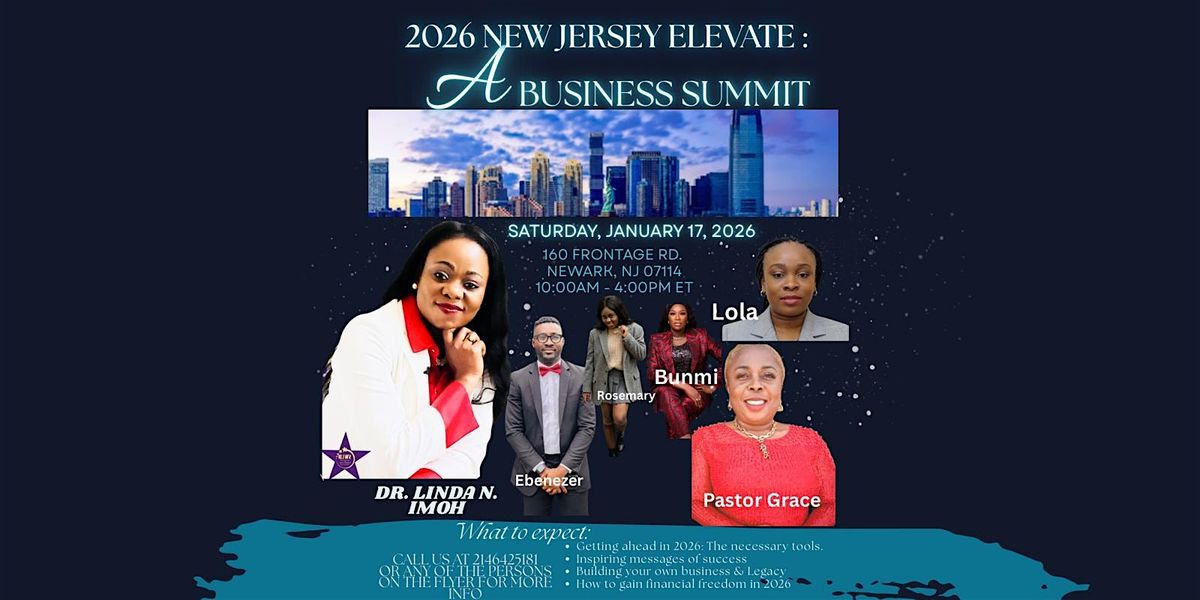 JANUARY 2026 NEW JERSEY ELEVATE : A BUSINESS SUMMIT