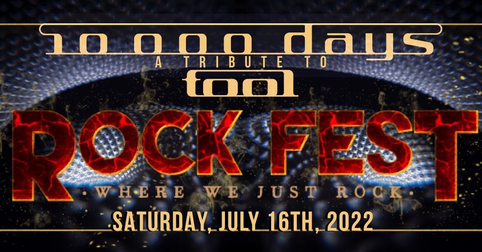 10,000 Days at Rock Fest 2022! Rock Fest, Cadott, WI July 16, 2022