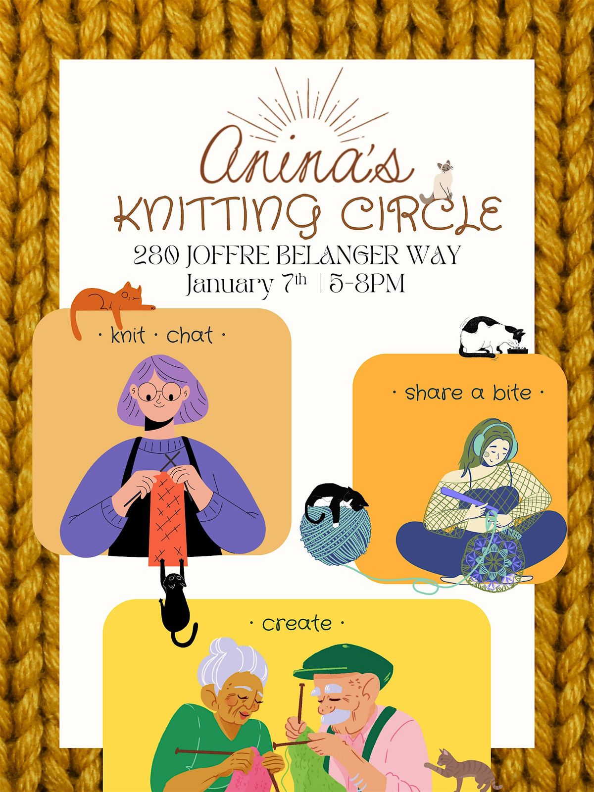Anina's Cafe - Knitting Circle