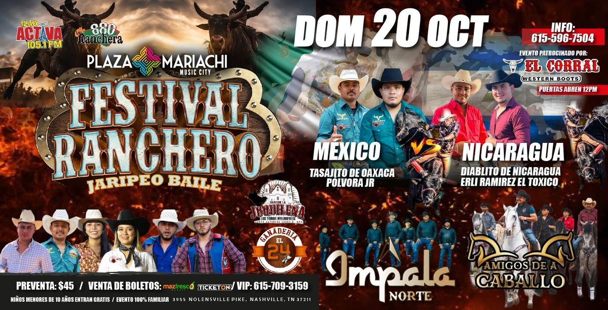 Festival Ranchero: Jaripeo Baile