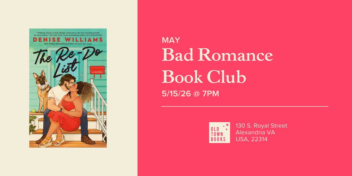 May Bad Romance Book Club: The Re-Do List