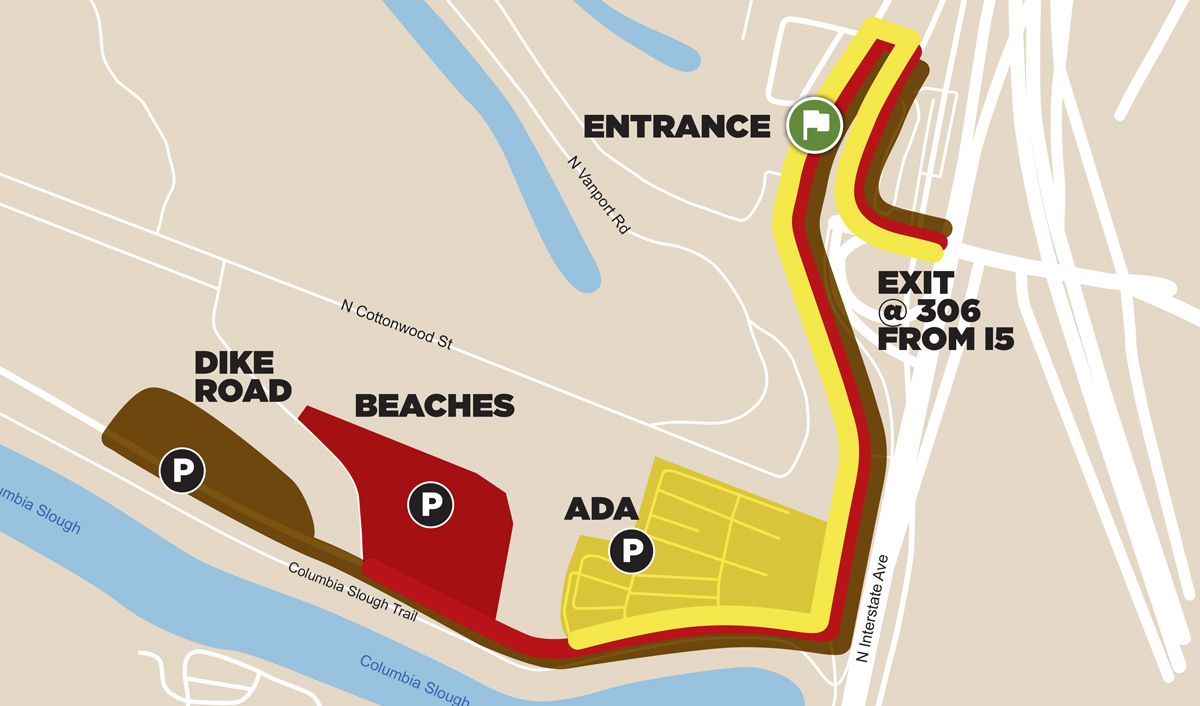 Parking INDYCAR Grand Prix of Portland - Sunday