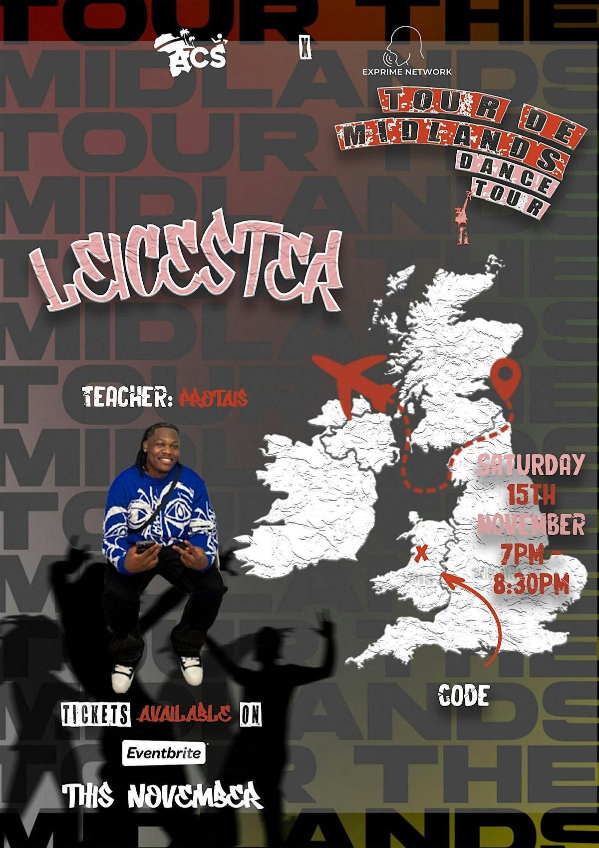 Tour de midlands: Afro dance class tour