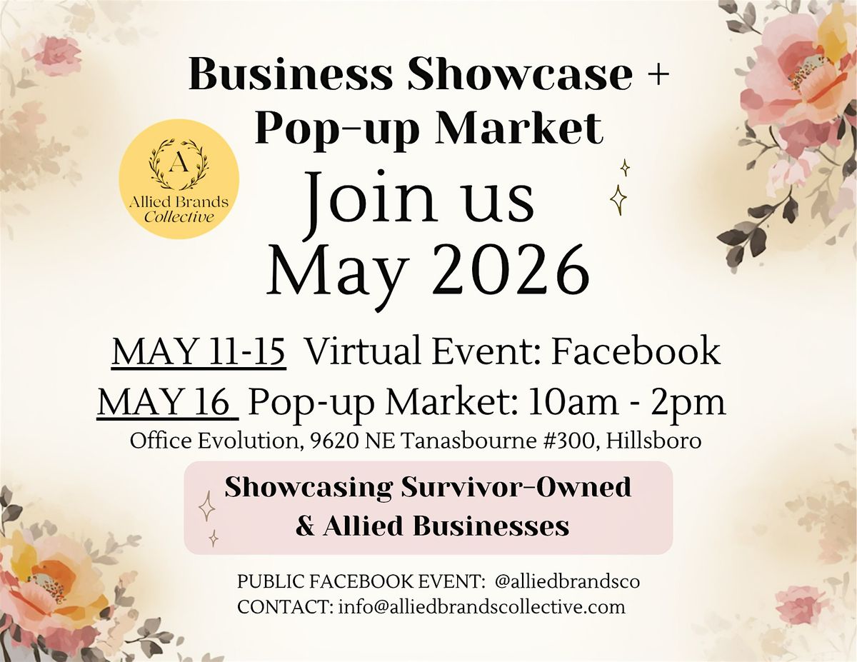 May Pop-up & Open House with Allied Brands Collective