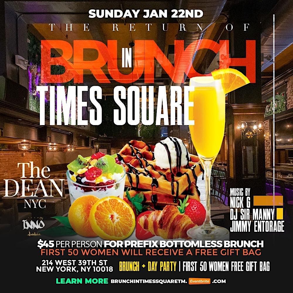 SUNDAY BRUNCH AT THE DEAN IN TIME SQUARE #TEAMINNO