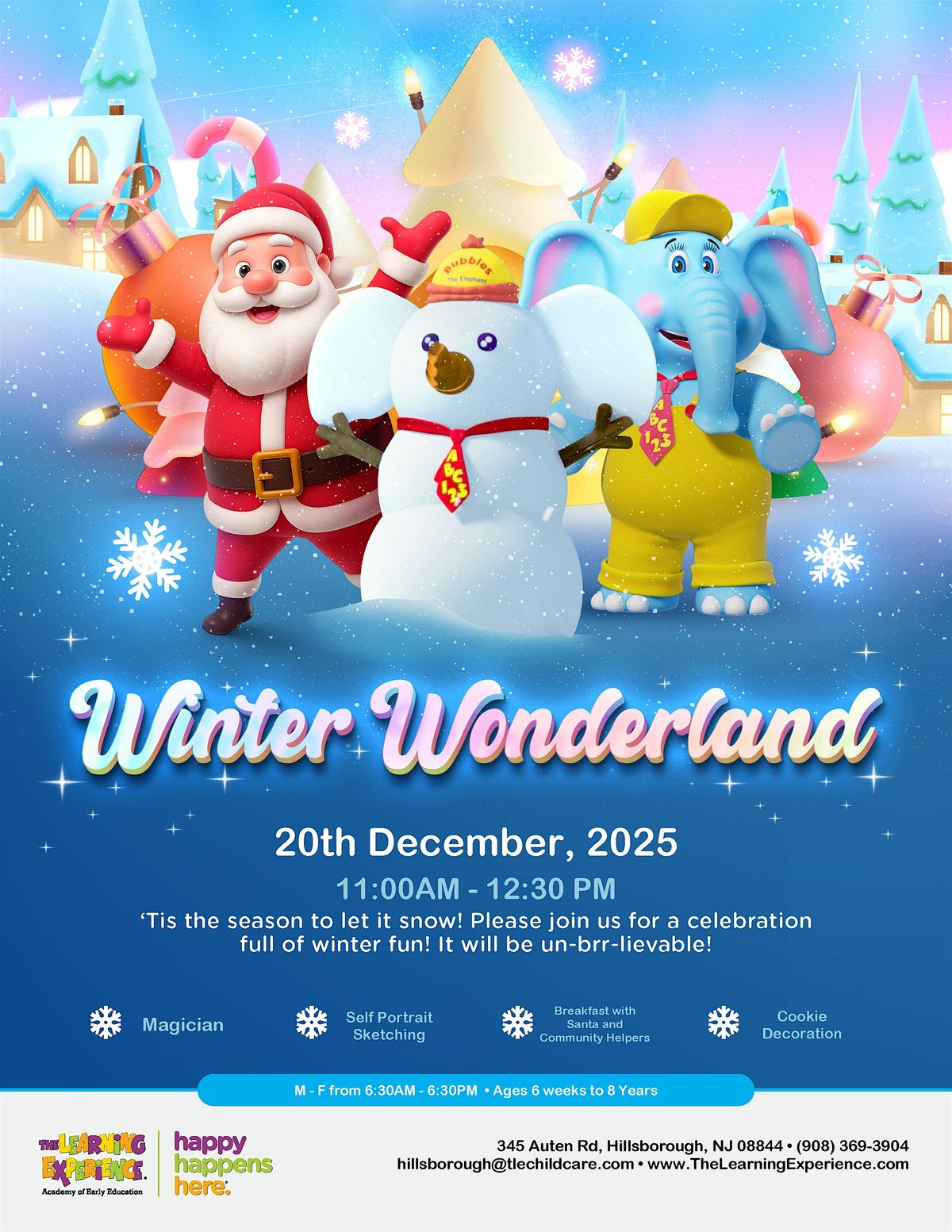 \u2744\ufe0f Winter Wonderland \u2013 Bubbles & Santa\u2019s Frosty Fun Fest! \u2744\ufe0f