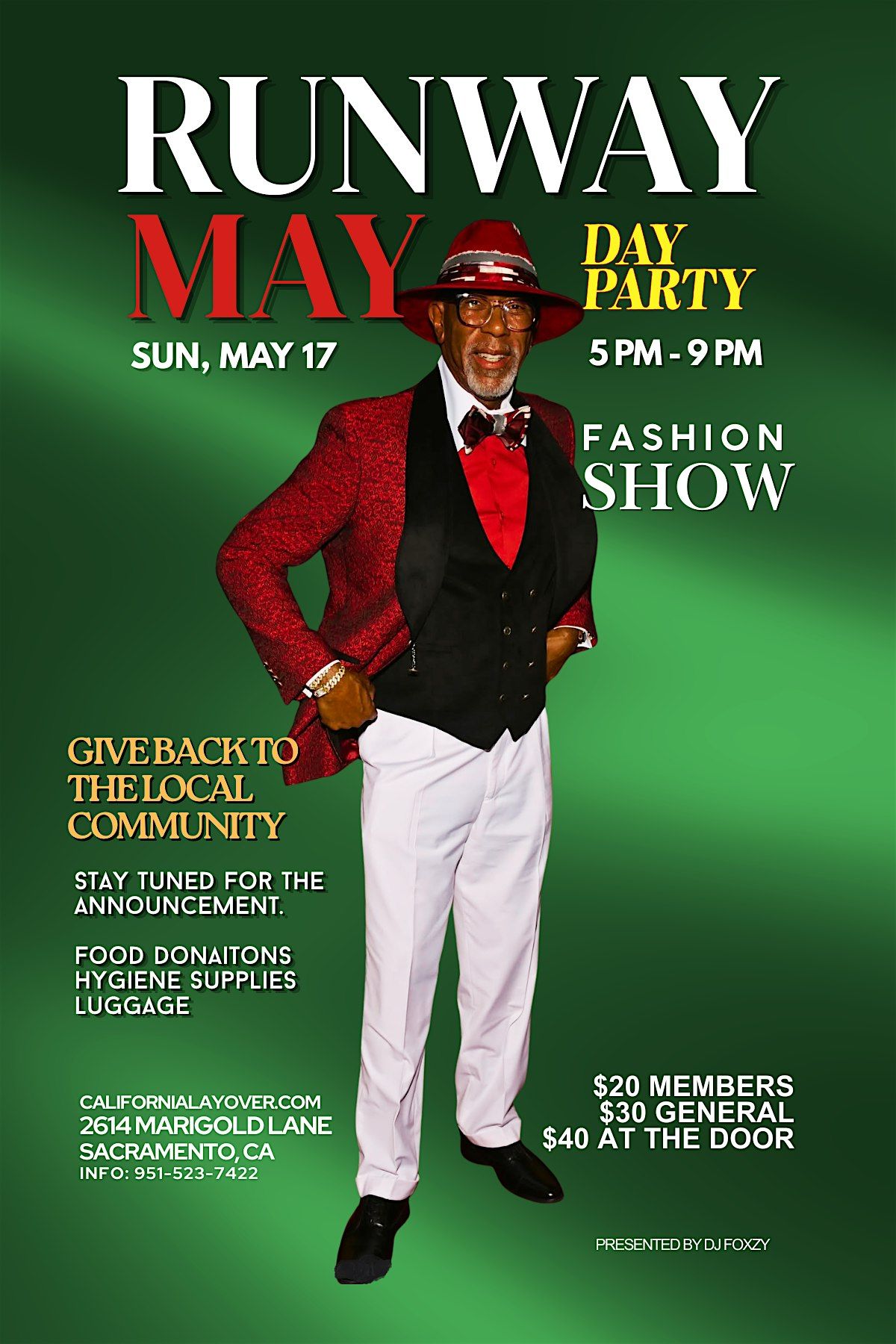 Runway May Day Party - Fashion, Food and Dancing