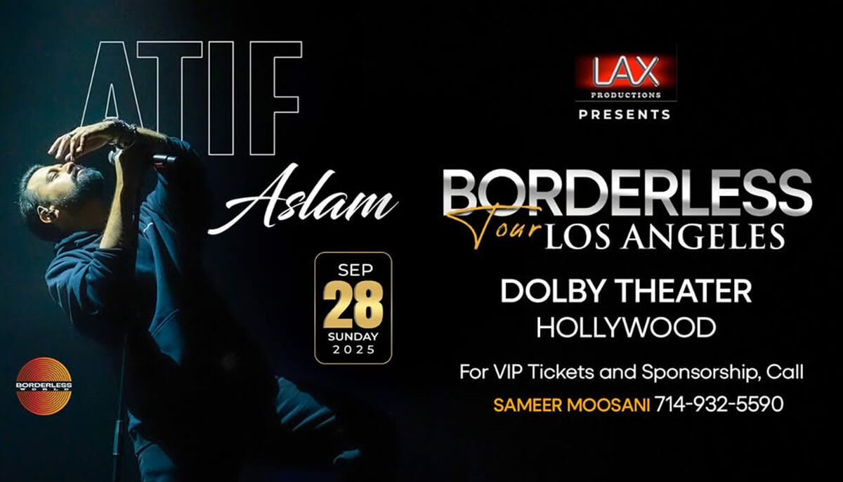 Atif Aslam Hollywood Tickets