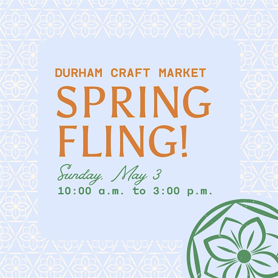 Durham Craft Market Spring Fling at Durham Central Park on 3rd May, 2026