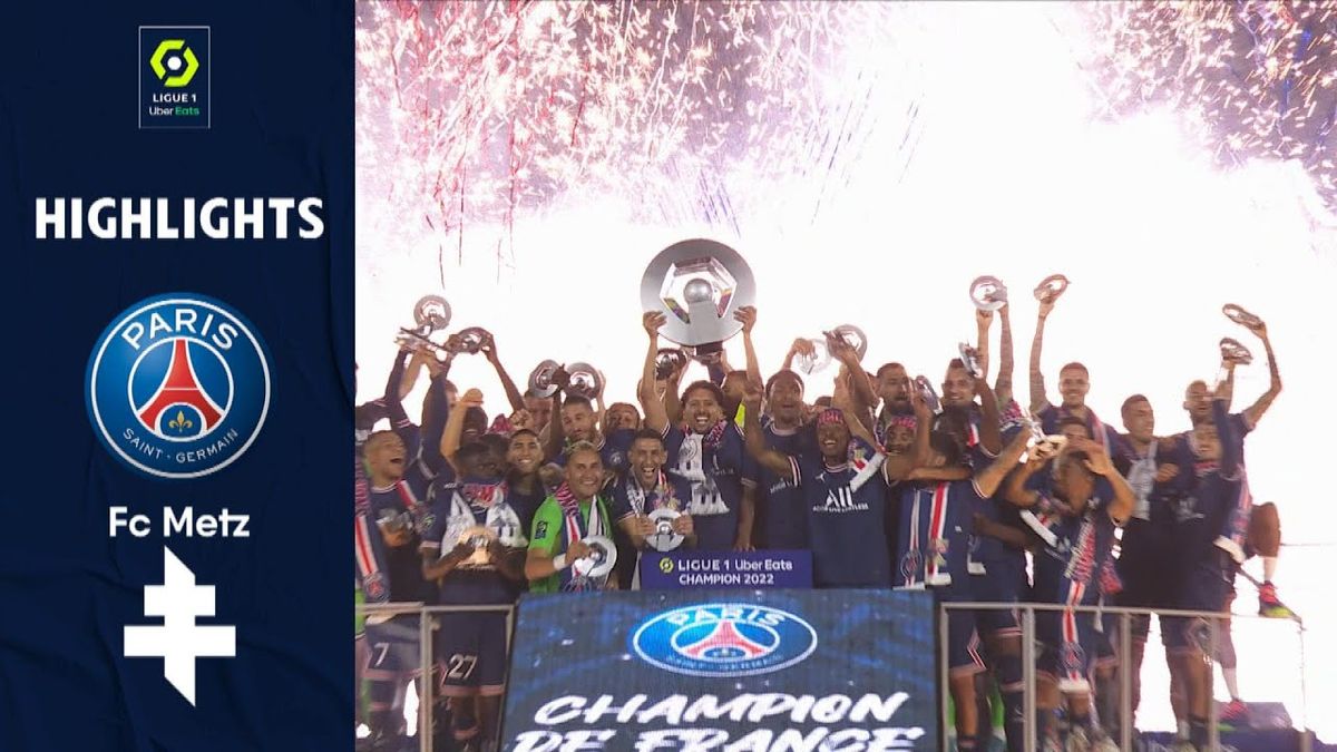 Paris Saint Germain FC vs FC Metz at Parc des Princes