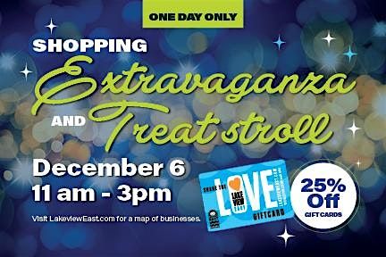 Shopping Extravaganza and Holiday Treat Stroll