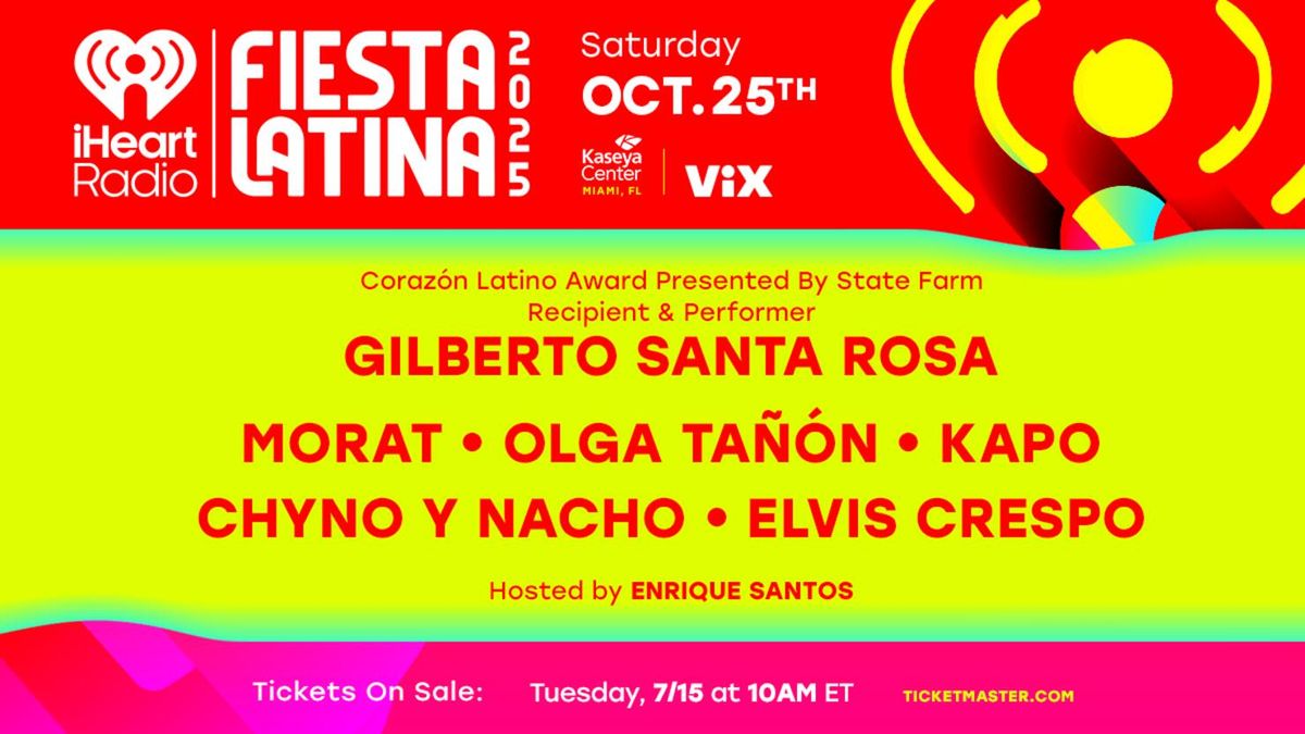 iHeartRadio Fiesta Latina with Gilberto Santa Rosa