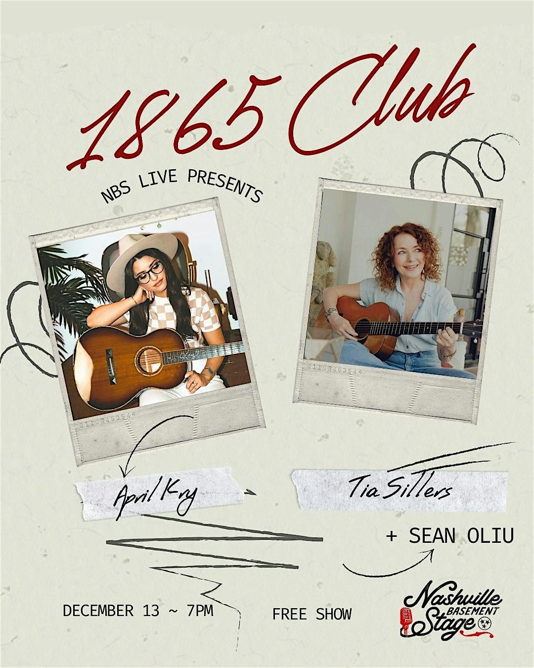 NBS Live at 1865 Club with April Kry and Tia Sillers