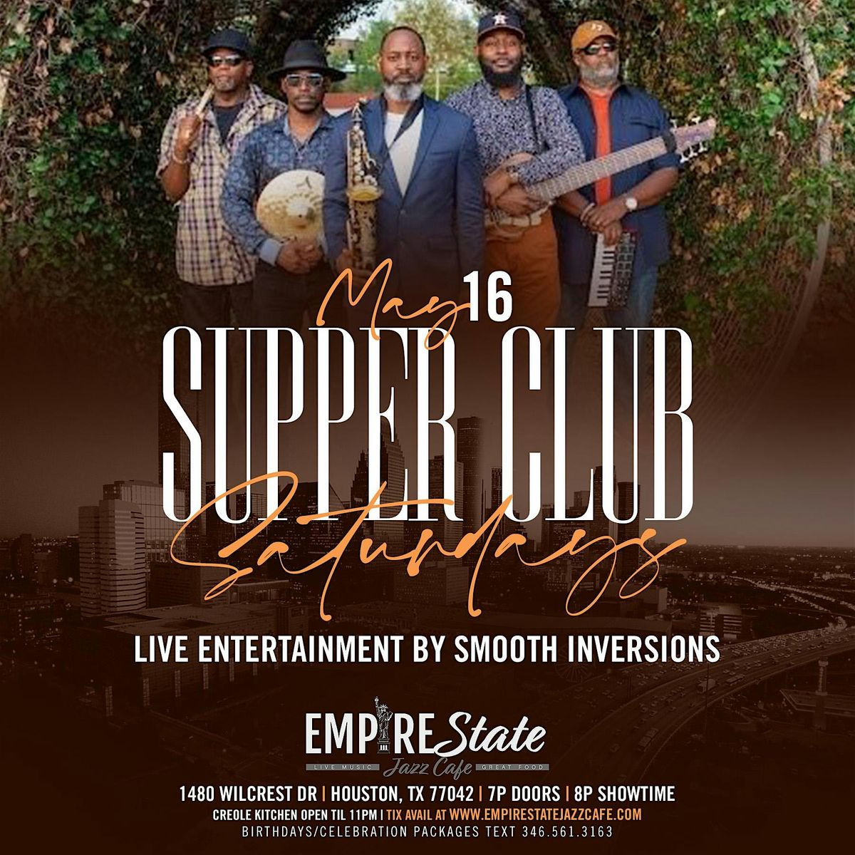 5\/16 - Supper Club Saturdays Smooth Inversions