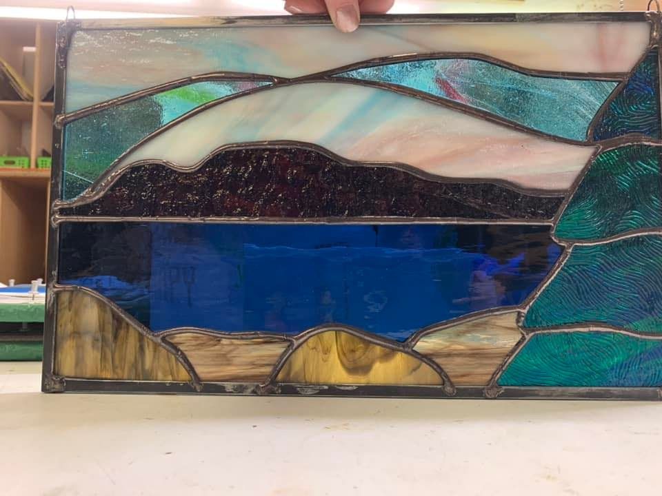 September Intro to Stained Glass Class! Floyd's Glass, Thunder Bay