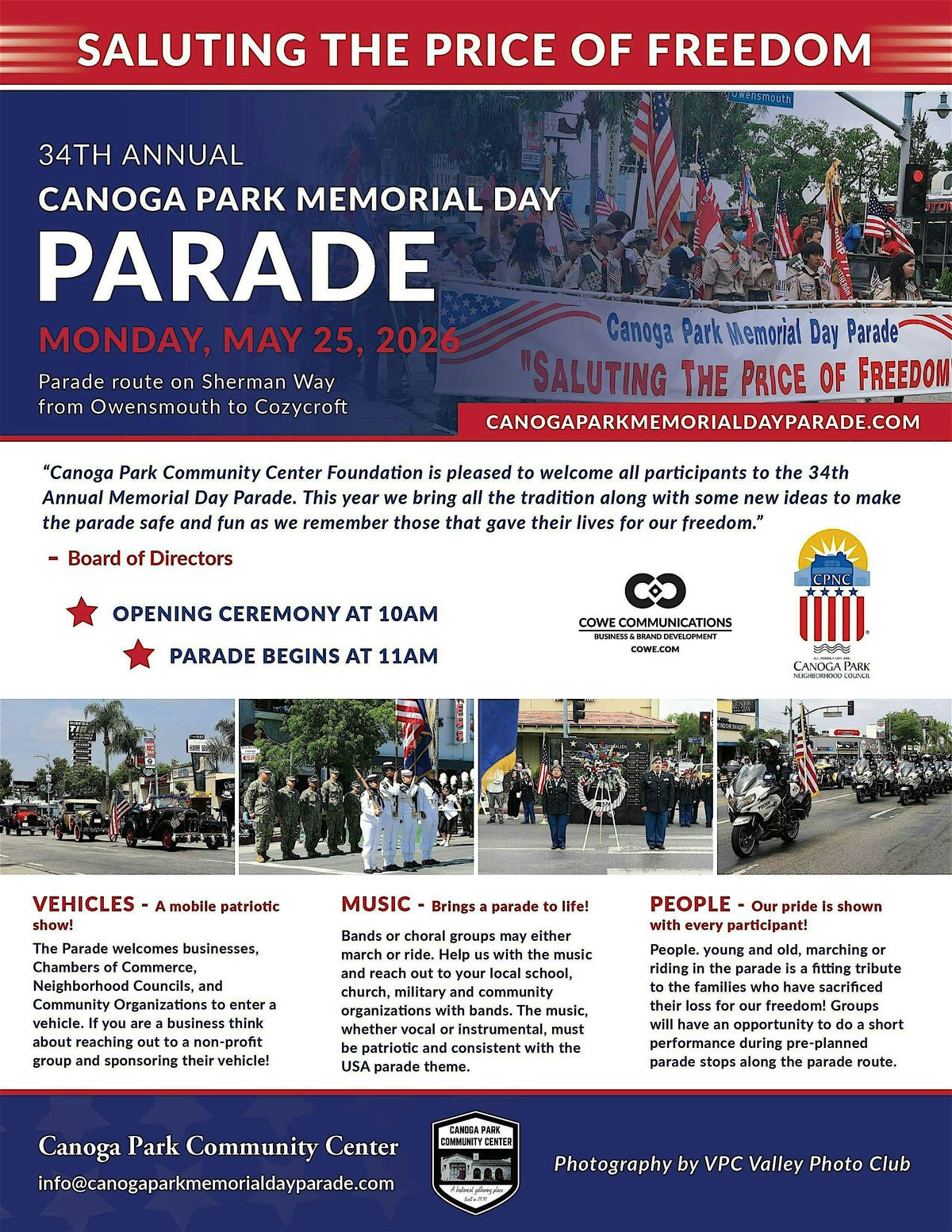 34th Annual Canoga Park Memorial Day Parade