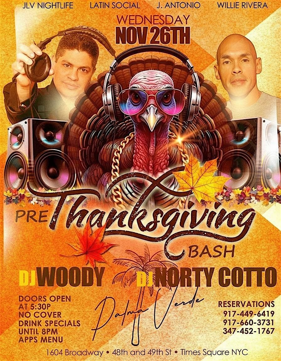 Pre-Thanksgiving Salsa Bash at Palma Verde \u2014 Times Square NYC