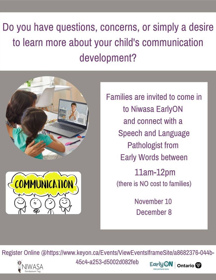 Connect with a Speech and Language Pathologist 785 Britannia Ave