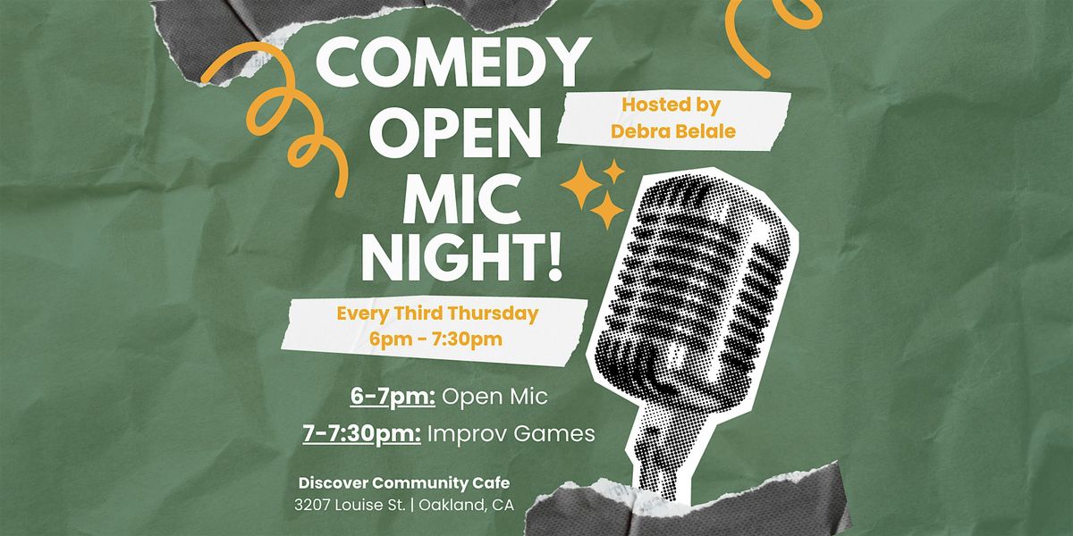 Comedy Open Mic at Discover